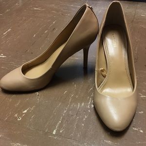 Express Tan 3 1/2 inch Heels